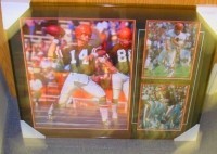 Ken Anderson signed 3 image dynasty