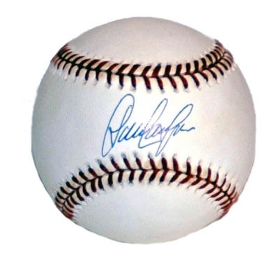 David Concepcion Autographed Baseball  