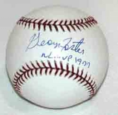 George Foster Autographed Baseball